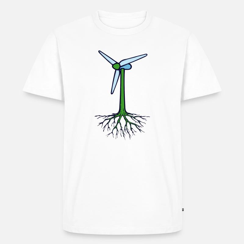 Mutter Erde Umweltschützer Naturschutz Klimaschutz - Männer Premium Bio T-Shirt - Weiß