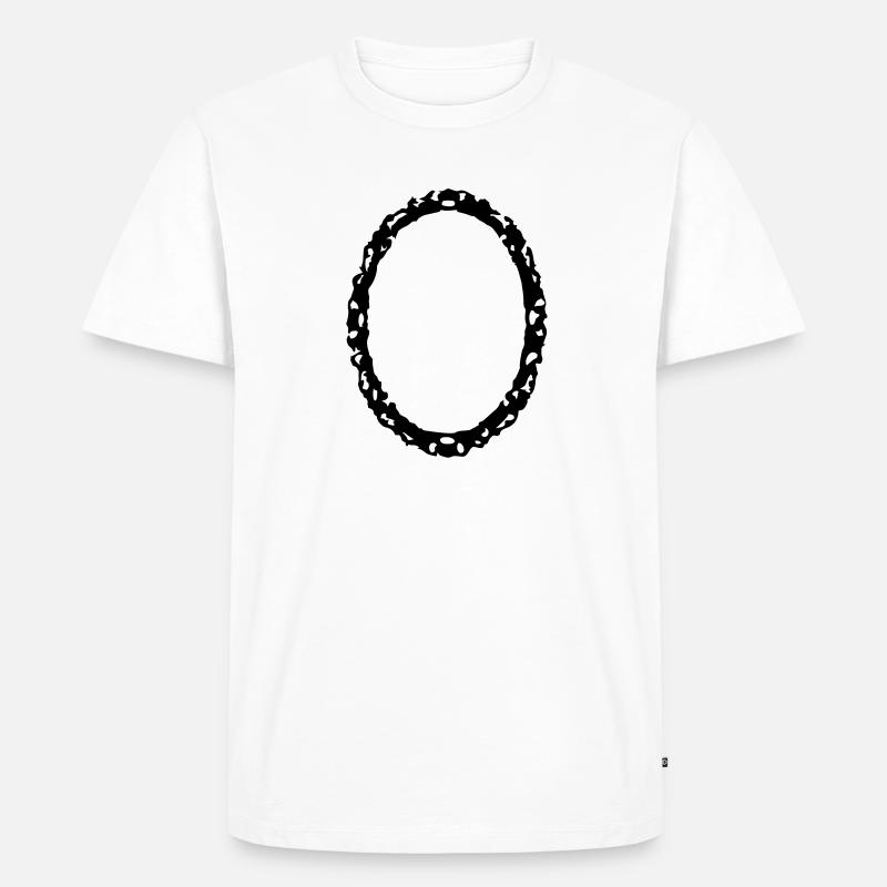 frame1_vec_1de - Männer Premium Bio T-Shirt - Weiß