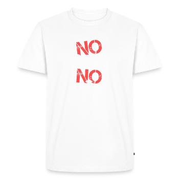 No Pain No Gain Arabic - Men's Premium Organic T-Shirt - white - Front - Nico (187cm)