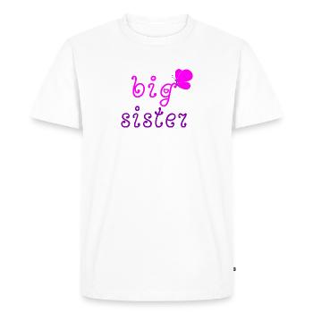 Big Sister - T-shirt Premium bio Homme - blanc - Devant - Nico (187cm)