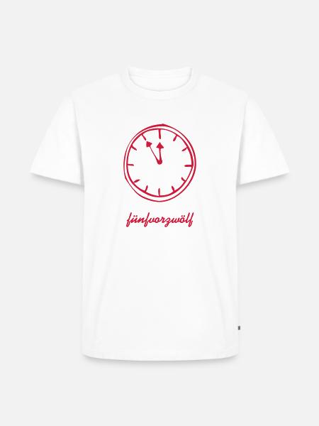 Uhr - Männer Premium Bio T-Shirt -