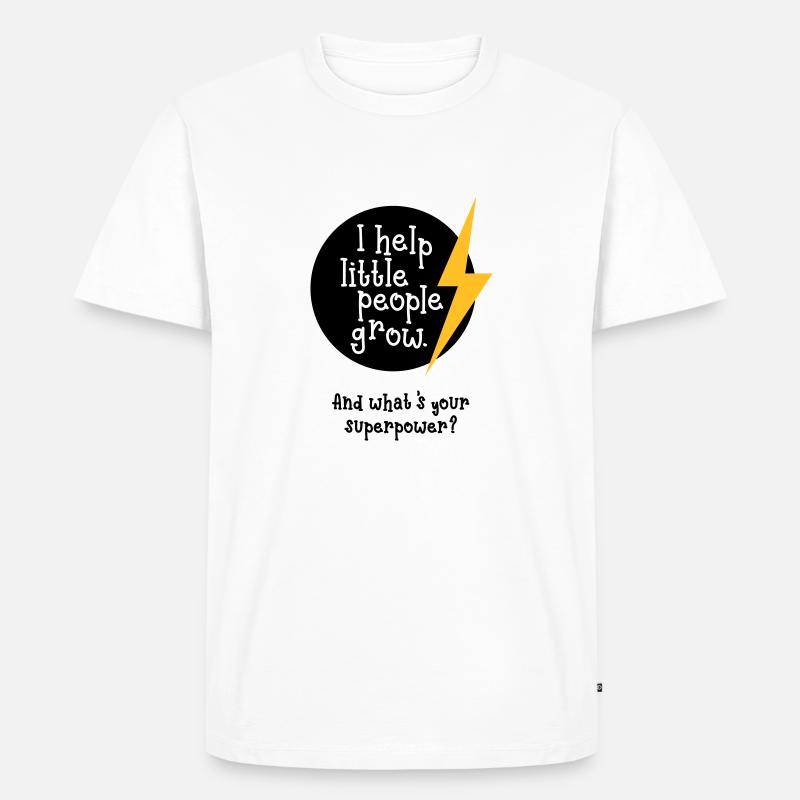 Kindergarten Geschenk - Männer Premium Bio T-Shirt - Weiß