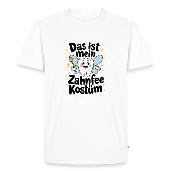 C’est mon costume de fée des dents - Carnaval Carnaval - T-shirt Premium bio Homme - blanc - Devant - Nico (187cm)
