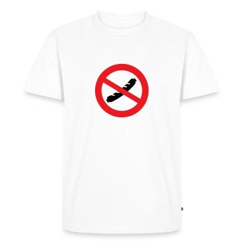 Saucisse interdite - T-shirt Premium bio Homme - blanc - Devant - Nico (187cm)