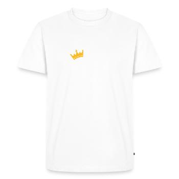 König - T-shirt Premium bio Homme - blanc - Devant - Nico (187cm)