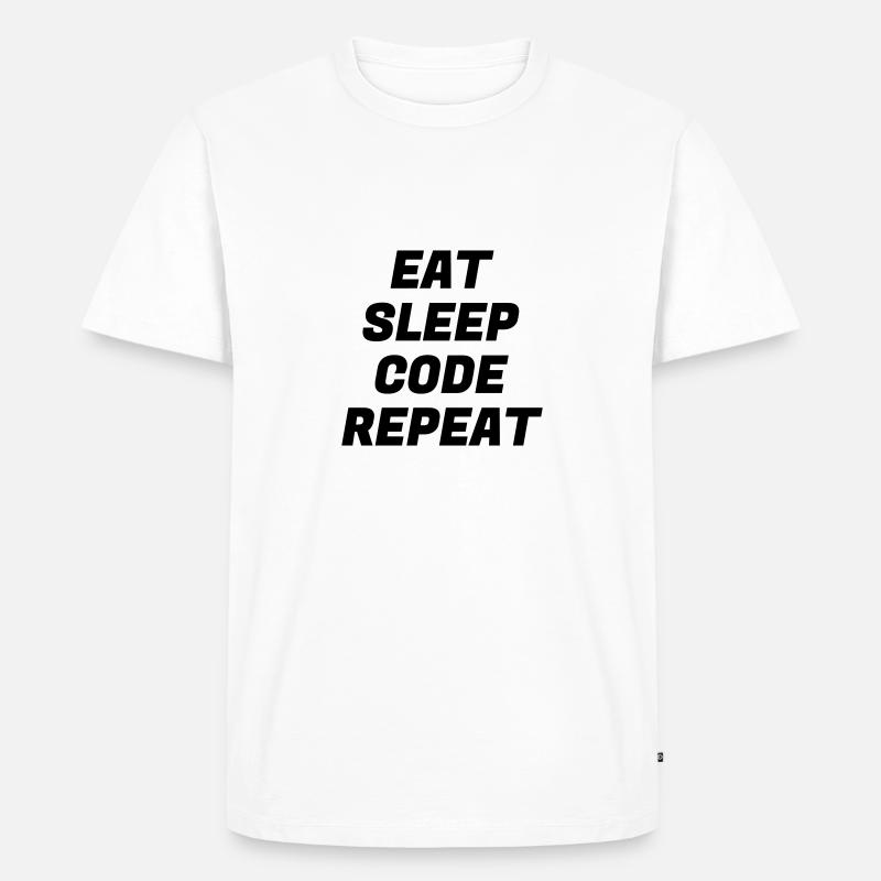 Entwickler / Informatiker / Programmierer / - Männer Premium Bio T-Shirt - Weiß