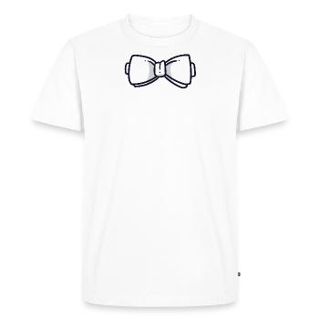 Noble Fly Cartoon - Men's Premium Organic T-Shirt - white - Front - Nico (187cm)
