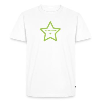 A Star Is Born . Succès. - T-shirt Premium bio Homme - blanc - Devant - Nico (187cm)