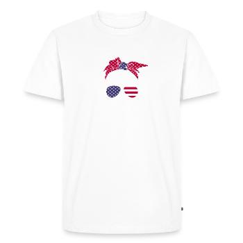 Mon corps Ma décision - T-shirt Premium bio Homme - blanc - Devant - Nico (187cm)