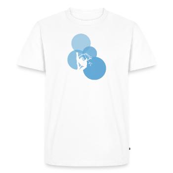 Lazy Rest Sleeping - Men's Premium Organic T-Shirt - white - Front - Nico (187cm)