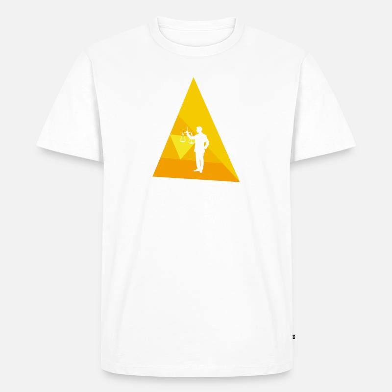 Gericht Behandlung - Männer Premium Bio T-Shirt - Weiß