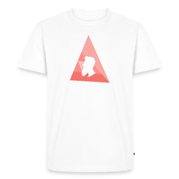 Moustache Sir Bart - T-shirt Premium bio Homme - blanc - Devant - Nico (187cm)