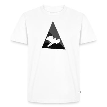 Wingsuit Flying - Men's Premium Organic T-Shirt - white - Front - Nico (187cm)