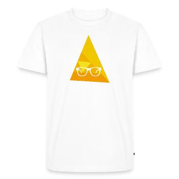 Littérature Auteur Lire - T-shirt Premium bio Homme - blanc - Devant - Nico (187cm)