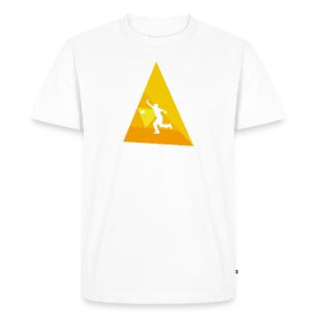 Tournament Cornhole - Men's Premium Organic T-Shirt - white - Front - Nico (187cm)