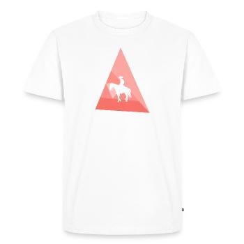 Lasso de rodéo de cow-boy - T-shirt Premium bio Homme - blanc - Devant - Nico (187cm)