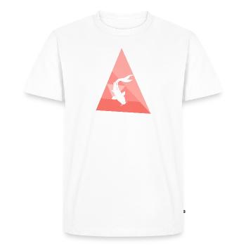 Koi Fish Fish Head Pond - Men's Premium Organic T-Shirt - white - Front - Nico (187cm)