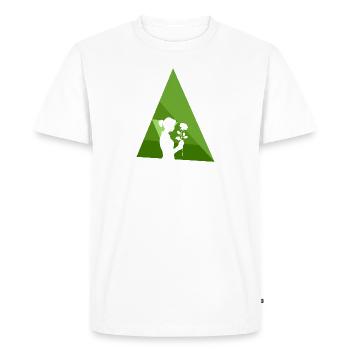 Arrosoir de jardin de fleuristerie - T-shirt Premium bio Homme - blanc - Devant - Nico (187cm)