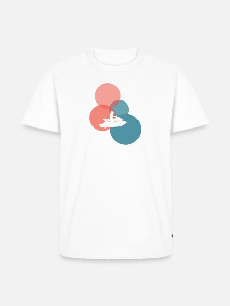 Jetski Motorboot Motorschlitten - Männer Premium Bio T-Shirt - Weiß