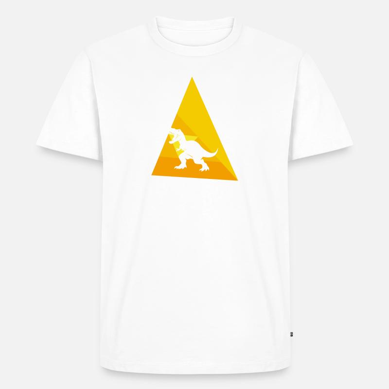 Urzeit Trex - Männer Premium Bio T-Shirt - Weiß