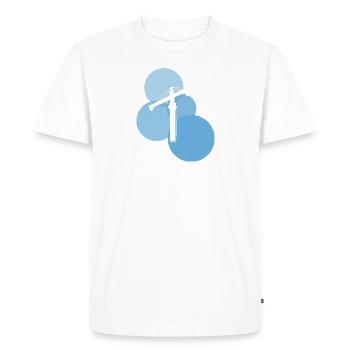 Construction site builder crane - Men's Premium Organic T-Shirt - white - Front - Nico (187cm)