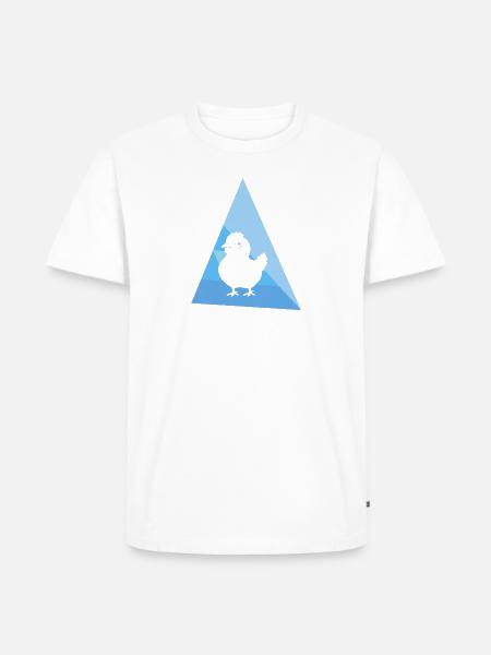 Hühnerstall Kücken - Männer Premium Bio T-Shirt - Weiß