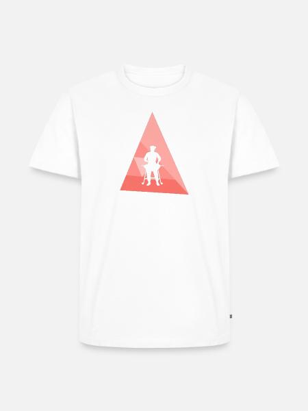 BBQ Grillmeister Barbecue - Männer Premium Bio T-Shirt - Weiß