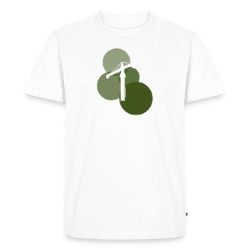Construction site construction workers - Men's Premium Organic T-Shirt - white - Front - Nico (187cm)