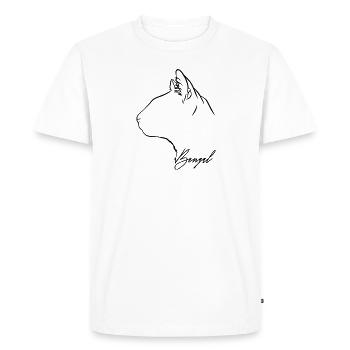 Bengal Profil Chats Chat Wilsigns - T-shirt Premium bio Homme - blanc - Devant - Nico (187cm)