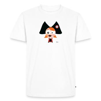 Ptite alsacienne - T-shirt Premium bio Homme - blanc - Devant - Nico (187cm)