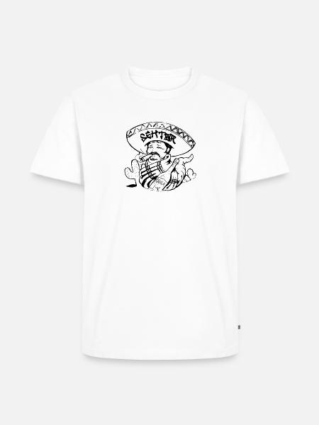 El Sektor Mexico - Männer Premium Bio T-Shirt - Weiß