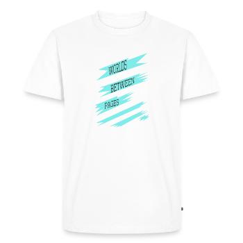 Reading Lists Jokes Literary Community - Men's Premium Organic T-Shirt - white - Front - Nico (187cm)