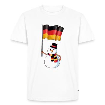 Football football fan German national team fan - Men's Premium Organic T-Shirt - white - Front - Nico (187cm)