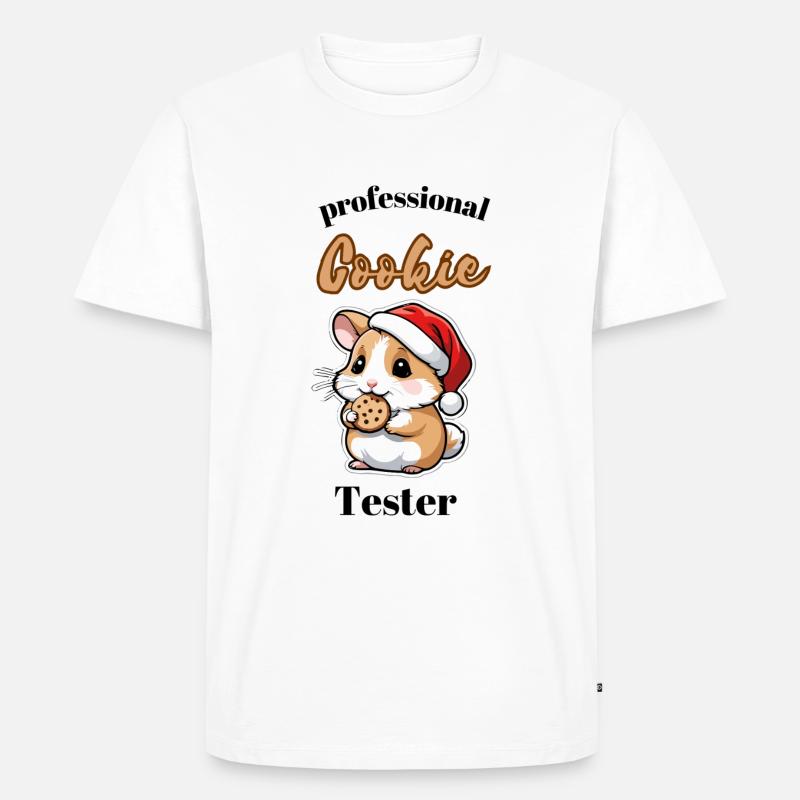 J’adore les biscuits ! - T-shirt Premium bio Homme - blanc