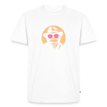 Ambiance de singe détendue - T-shirt Premium bio Homme - blanc - Devant - Nico (187cm)