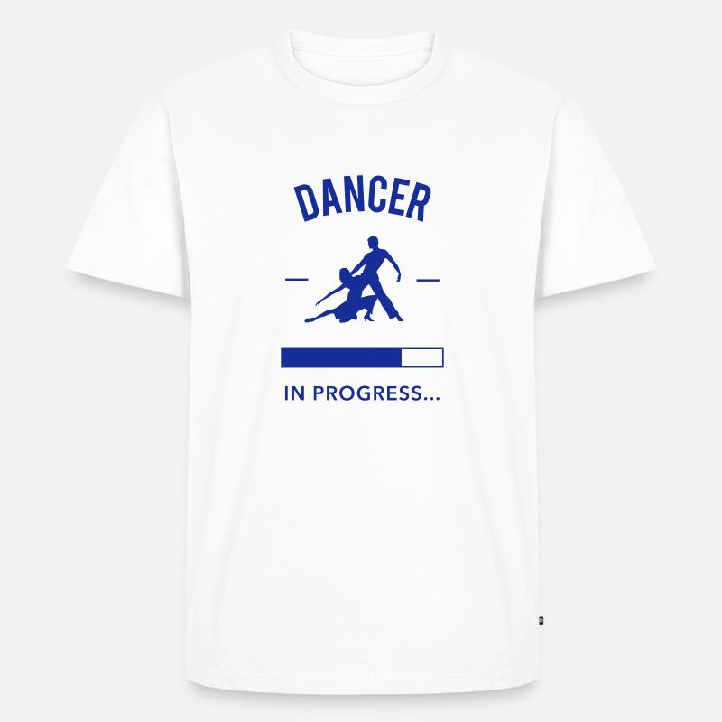 Dancer in progress - Männer Premium Bio T-Shirt - Weiß