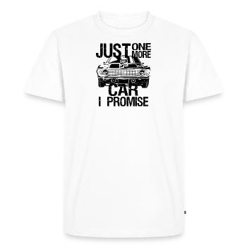 Juste une voiture de plus - T-shirt Premium bio Homme - blanc - Devant - Nico (187cm)