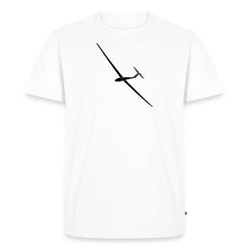 Segelflugzeug Segelfliegen Segelflieger - Männer Premium Bio T-Shirt - Weiß - Vorne - Nico (187cm)