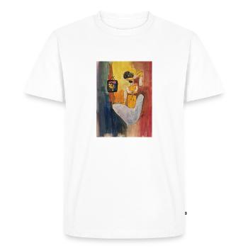 Defining Beauty - Men's Premium Organic T-Shirt - white - Front - Nico (187cm)