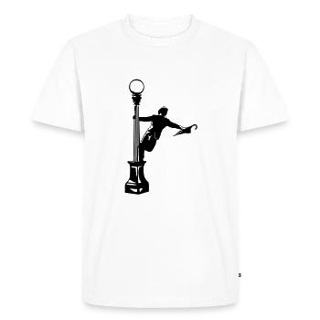 Quote - Men's Premium Organic T-Shirt - white - Front - Nico (187cm)