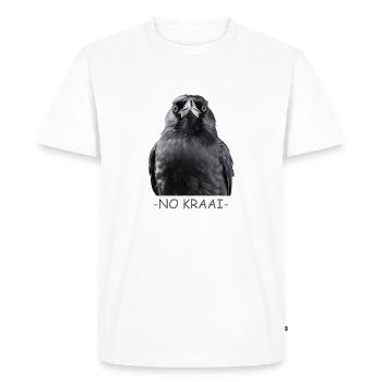 Pas de corbeau. Choucas - T-shirt Premium bio Homme - blanc - Devant - Nico (187cm)