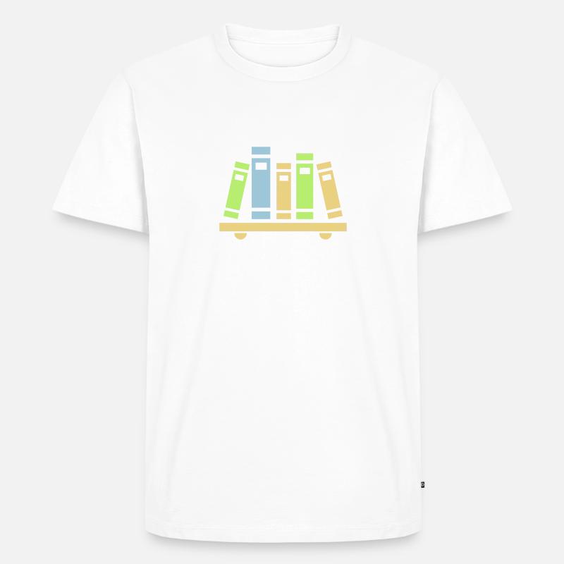 Bücher - Männer Premium Bio T-Shirt - undefined