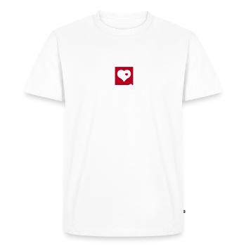 i love my girlfriend - Men's Premium Organic T-Shirt - white - Front - Nico (187cm)