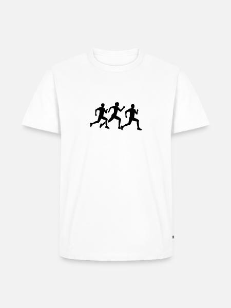 Courir - T-shirt Premium bio Homme - blanc