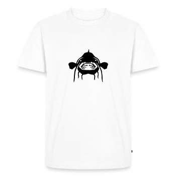 Silure - T-shirt Premium bio Homme - blanc - Devant - Nico (187cm)