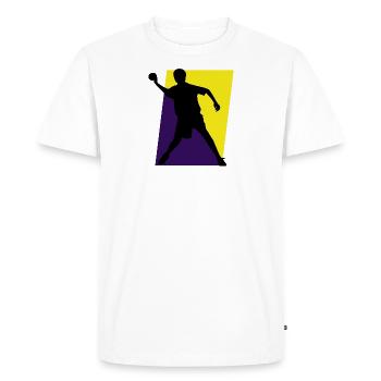 Dodgeball Dodgeball Team - Men's Premium Organic T-Shirt - white - Front - Nico (187cm)
