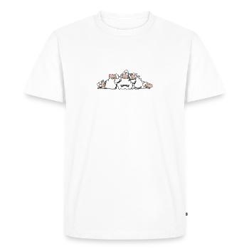 sleeping sheep - Men's Premium Organic T-Shirt - white - Front - Nico (187cm)