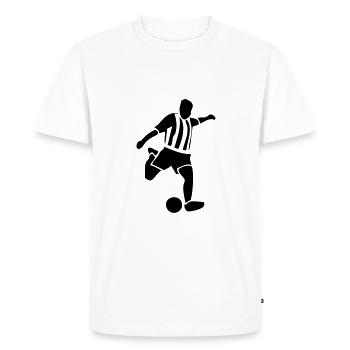 Fußball - Soccer - T-shirt Premium bio Homme - blanc - Devant - Nico (187cm)