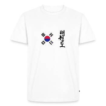 Taekwondo Taekwondoin Tae-Kwon-Do Tae Kwon Do - T-shirt Premium bio Homme - blanc - Devant - Nico (187cm)