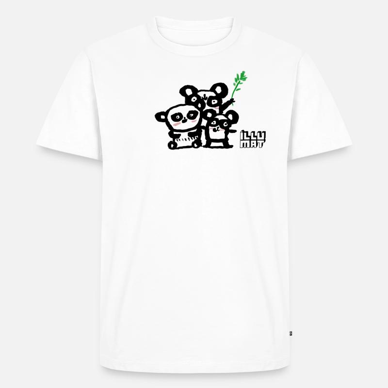 Aggrobärchen - Männer Premium Bio T-Shirt - Weiß